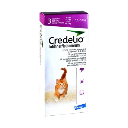 CREDELIO CAT 12 MG (0,5-2 KG) 3 TAB/CUT