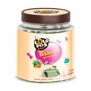 Biscuits for Dogs Bones in Plastic Jar Vegetable S- size 210 g