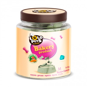 Biscuits for Dogs Bones in Plastic Jar Vegetable M- size 210 g