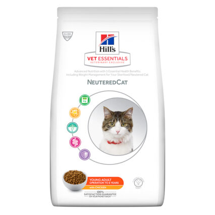 Hill's VE Feline Young Adult Neutered Chicken 14 kg