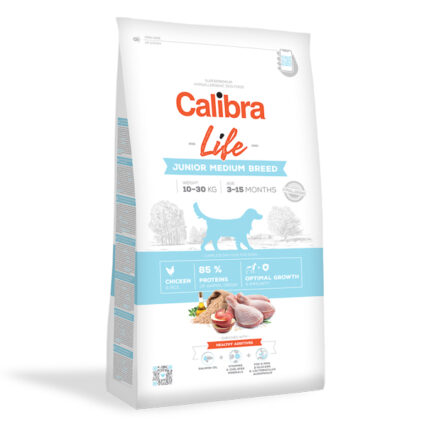Calibra Dog Life Junior Medium Breed Chicken 2,5 kg