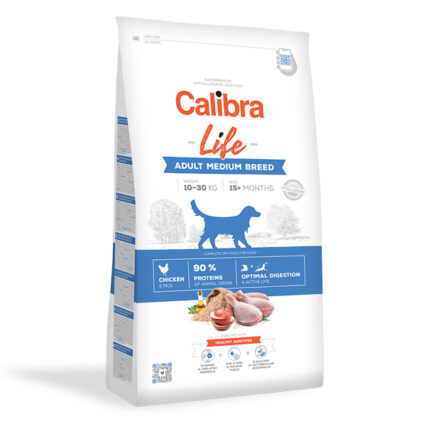Calibra Dog Life Adult Medium Breed Chicken 12 kg