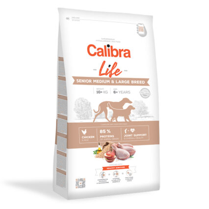 Calibra Dog Life Senior Medium & Large Chicken 12 kg