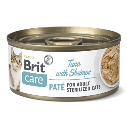 Brit Care Cat Sterilized Tuna Pate With Shrimps 70 g