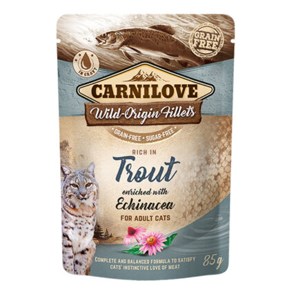 Carnilove Cat Pouch Rich in Trout With Echinacea 85 g