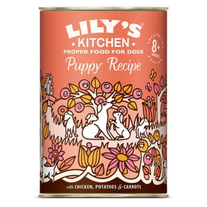 Lily's Kitchen for Dogs Puppy Recipe with Chicken, Potatoes and Carrots 400 g