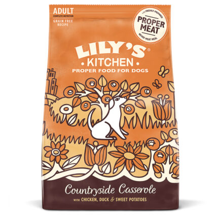 Lily's Kitchen for Dogs Chicken & Duck Countryside Casserole Adult Dry Food 1 kg