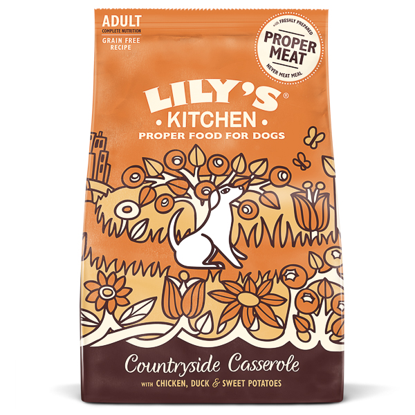 Lily's Kitchen for Dogs Chicken & Duck Countryside Casserole Adult Dry Food 1 kg