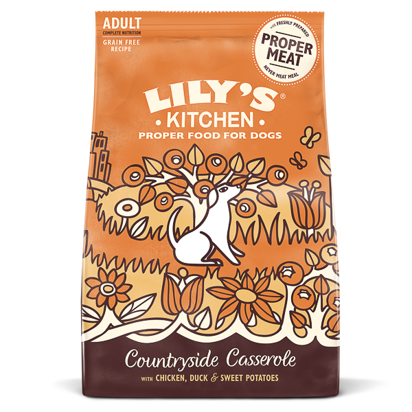 Lily's Kitchen Dog Chicken and Duck Countryside Casserole Adult Dry Food 12 kg