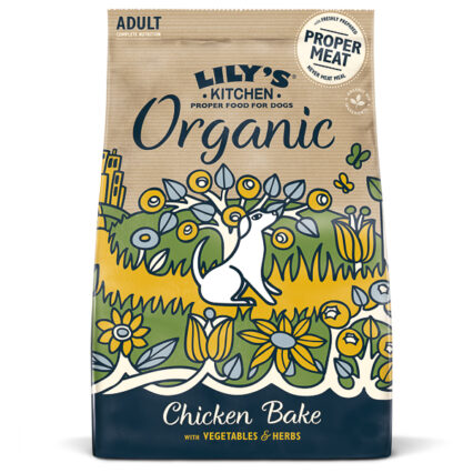 Lily's Kitchen for Dogs Organic Chicken Bake Adult Dry Food 1 kg