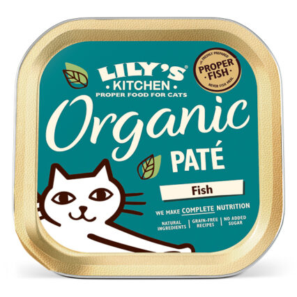 Lily's Kitchen Cat Adult Organic Fish Pate 85 g