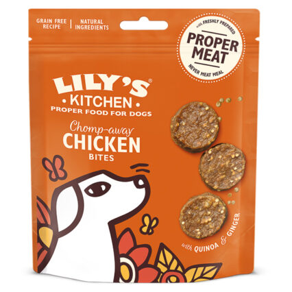 Lily's Kitchen Chomp-Away Chicken Bites Dog Treats 70 g