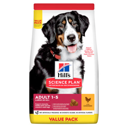 Hill's SP Canine Adult Large Breed Chicken 18 kg Value Pack