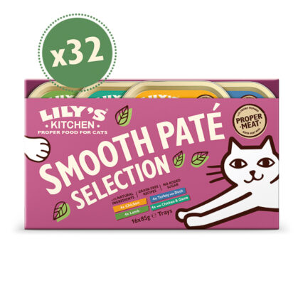 Lily's Kitchen for Cats Smooth Pate Selection Multipack 4 x (8 x 85 g)