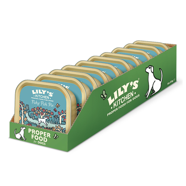 Lily's Kitchen for Dogs Fishy Fish Pie with Peas 10 x 150 g