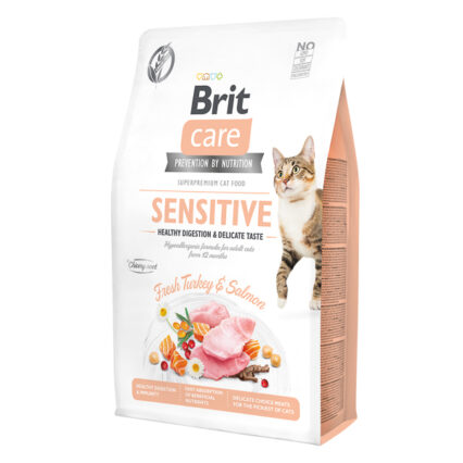 Brit Care GF Cat Sensitive Healthy Digestion and Delicate Taste 2 kg