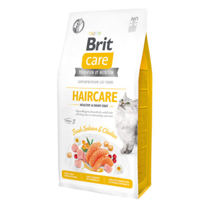 Brit Care GF Cat Haircare Healthy and Shiny Coat 7 kg