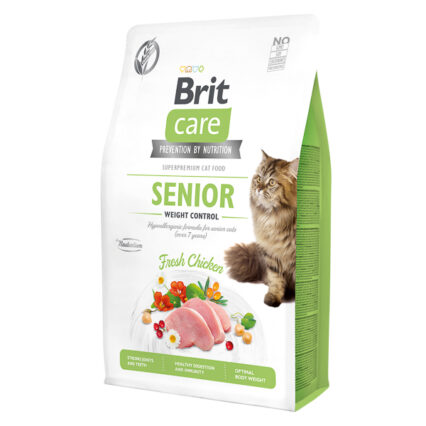 Brit Care GF Cat Senior Weight Control 2 kg
