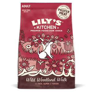 Lily's Kitchen for Dogs Dog Duck, Salmon and Venison Wild Woodland Walk Adult Dry Food 12 kg