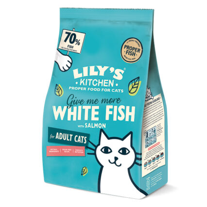 Lily's Kitchen Cat Fishermans Feast White Fish With Salmon Dry Food 800 g