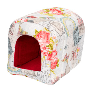 Culcus Tunel Burete Marimea 1 (30x40x35 cm) Rosu