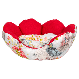 Culcus Floare Vatelina Marimea 2 (40x20 cm) Rosu