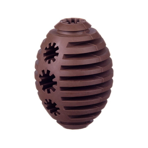 Jucarie BK Minge Rugby Cauciuc Delicacies Maro M 10-11 cm