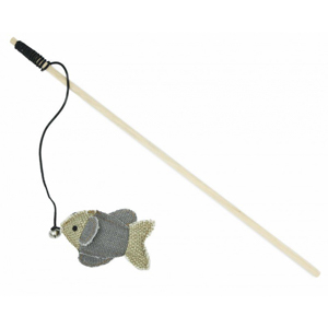 Jucarie BK Undita cu Peste Gri/Crem 10 x 6, 5 cm/40 cm