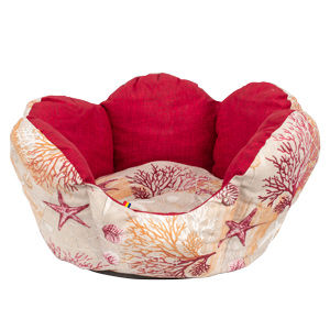 Culcus Floare Vatelina Marimea 1 (35x35 cm) Rosu