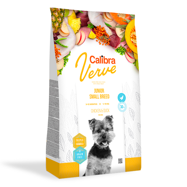 Calibra Dog Verve GF Junior Small Chicken & Duck 6 kg