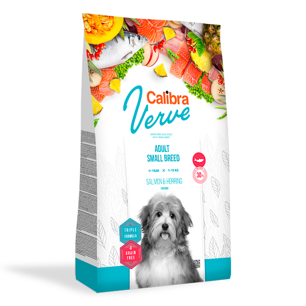 Calibra Dog Verve GF Adult Small Salmon & Herring 1,2 kg