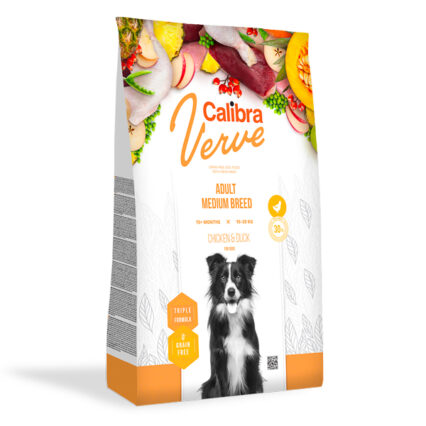 Calibra Dog Verve GF Adult Medium Chicken & Duck 12 kg