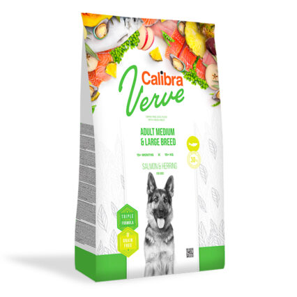 Calibra Dog Verve GF Adult M & L Salmon & Herring 2 kg