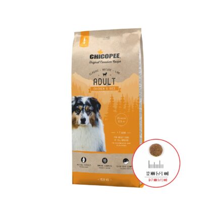 HRANA USCATA PENTRU CAINI SUPER PREMIUM CHICOPEE CNL ADULT CHICKEN&RICE 15KG