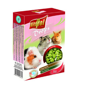 Dropsuri cu Legume pt Rozatoare 75 g