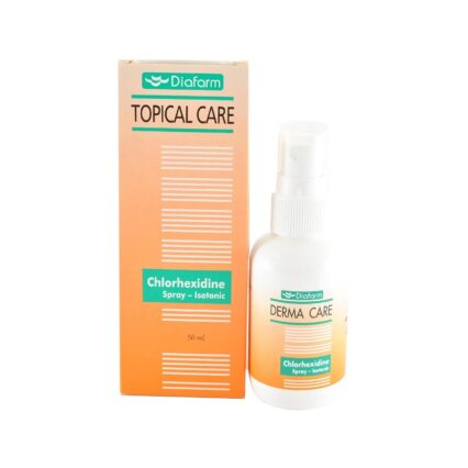 SPRAY CU CLORHEXIDINA CAINI SI PISICI 50 ML(DIAFARM)