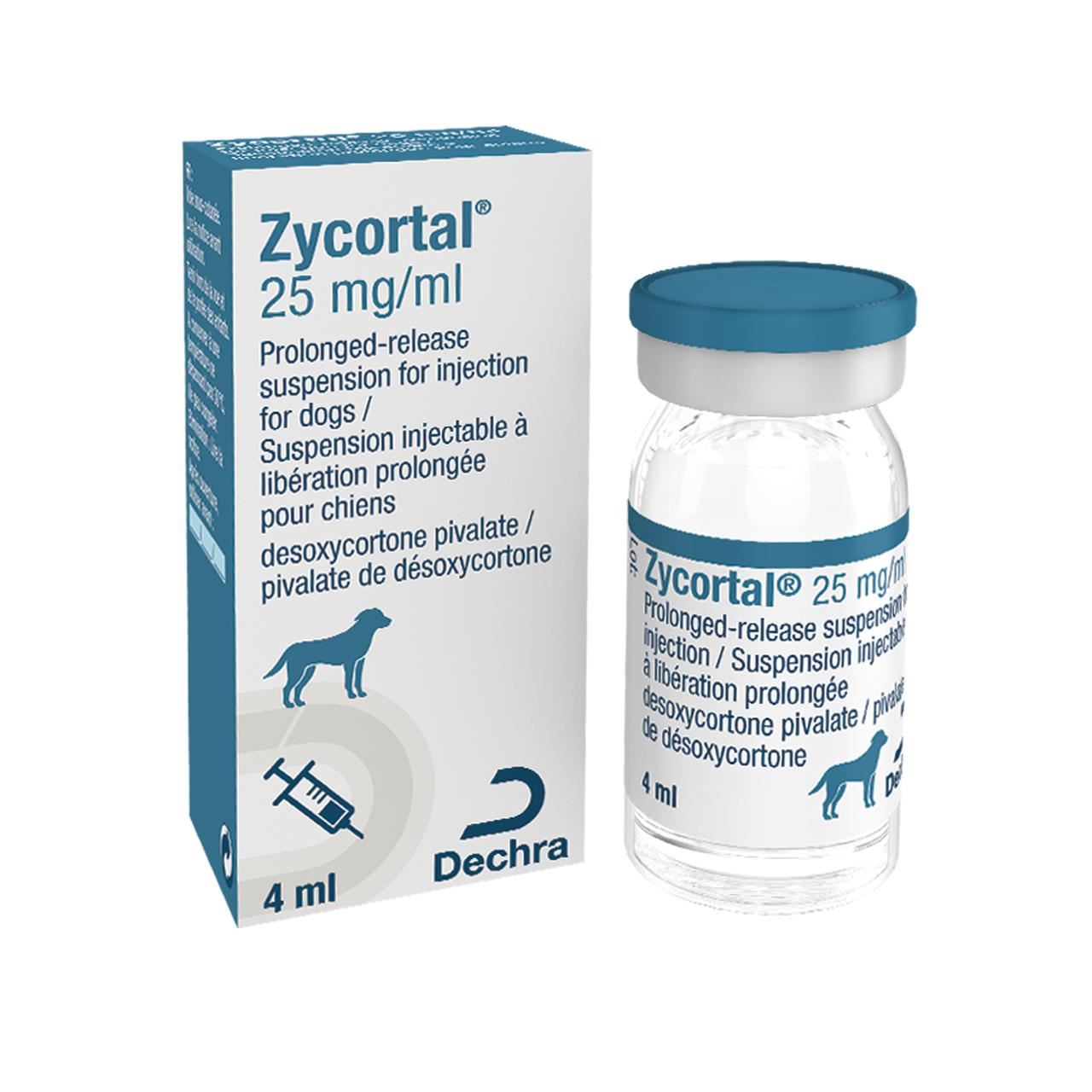 TRATAMENT MALADIA ADDISON ZYCORTAL 25 MG/ML (4 ML SUSPENSIE INJECTABILA)