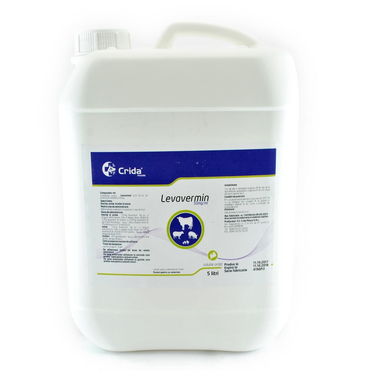 LEVAVERMIN 50 MG/ML*5 L