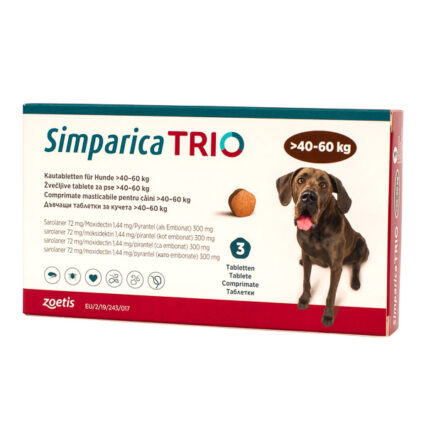 Simparica Trio 72 mg (40.1 - 60 kg) x 3 tab