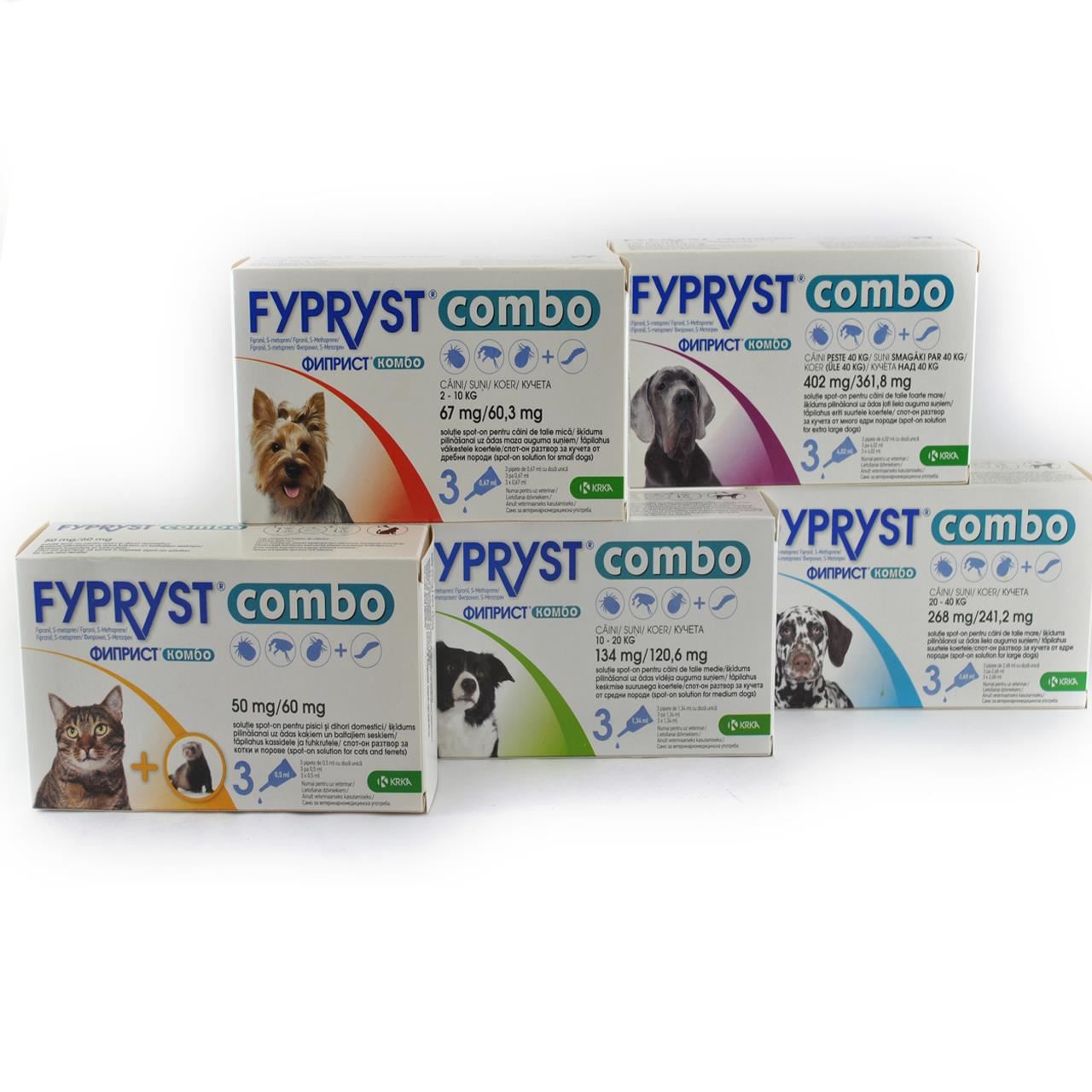 FYPRYST COMBO DOG 402 MG XL (40-60 KG)*3 PIP