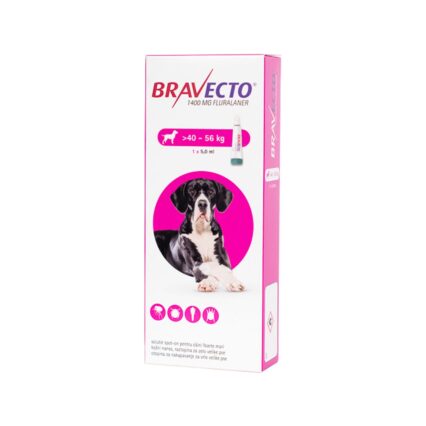 BRAVECTO SPOT-ON ANTIPARAZITAR EXTERN CAINE 1400MG (40-56KG)