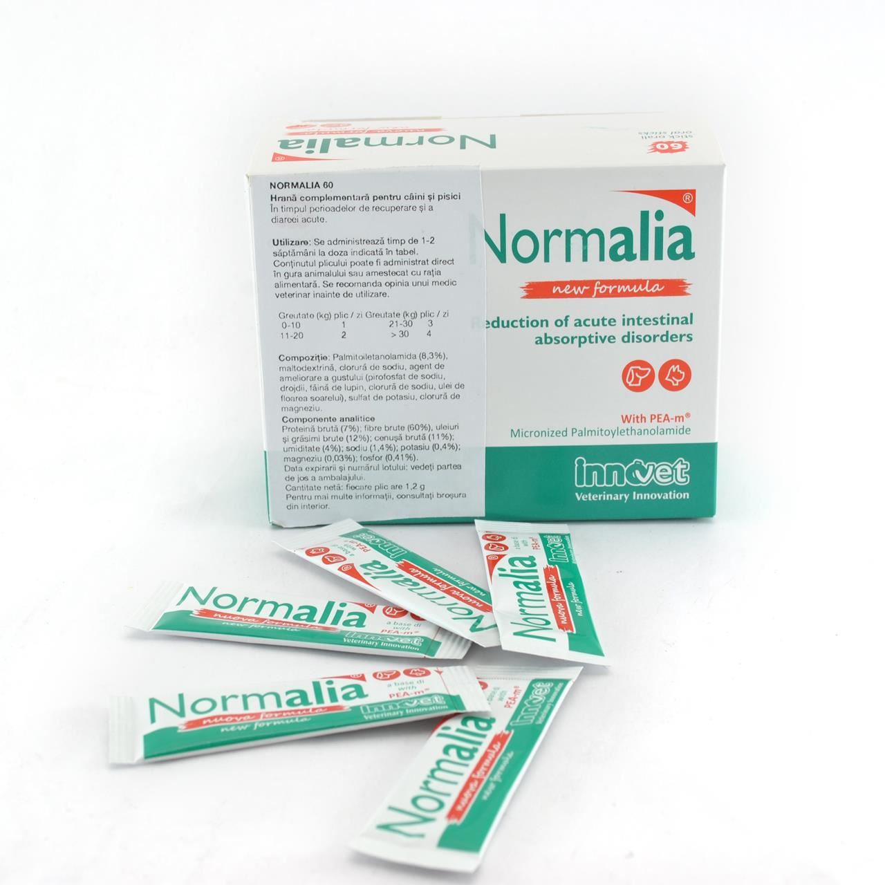 HRANA COMPLEMENTARA PENTRU CAINI SI PISICI NORMALIA 60 PLICURI/CUTIE