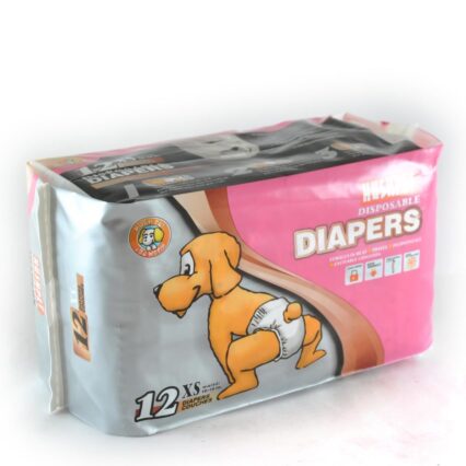 SCUTECE/DIAPERS CATEI XS (2-4KG/25-33CM) HUSHPET (12BUC/PCH)
