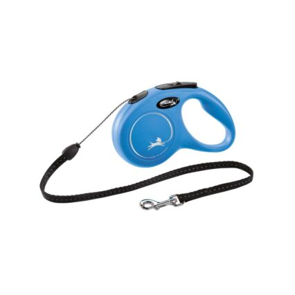 LESA PENTRU CAINI KERBL FLEXI CLASSIC CU FIR S 5M/12KG BLUE