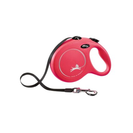 LESA PENTRU CAINI KERBL FLEXI CLASSIC CU BANDA L 8M/50KG RED