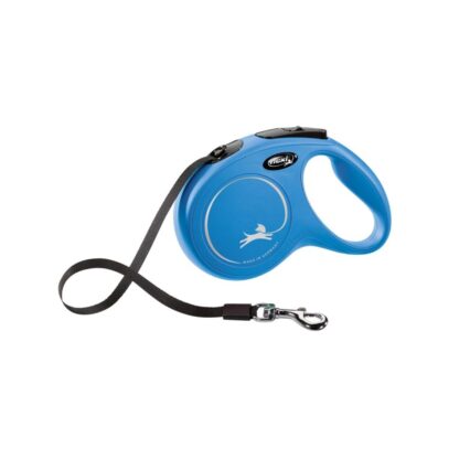 LESA PENTRU CAINI KERBL FLEXI CLASSIC CU BANDA M 5M/25KG BLUE