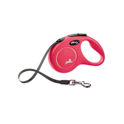 LESA PENTRU CAINI KERBL FLEXI CLASSIC CU BANDA S 5M/15KG RED