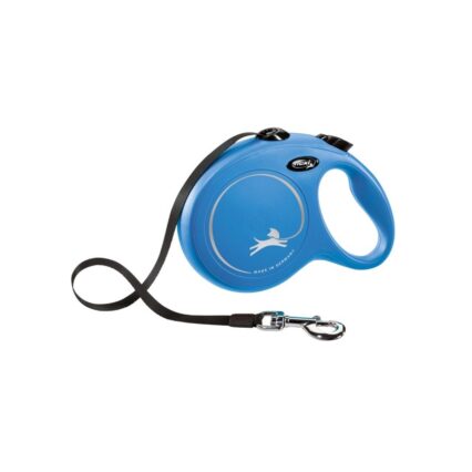 LESA PENTRU CAINI KERBL FLEXI CLASSIC CU BANDA L 8M/50KG BLUE