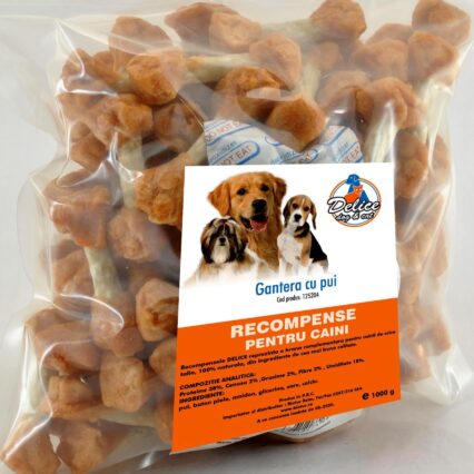 RECOMPENSE PENTRU CAINI DELICE GANTERA CU PUI SET 1 KG/125204