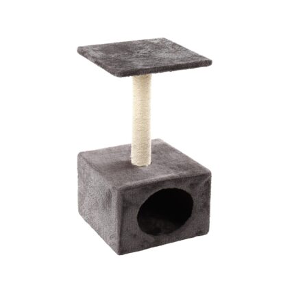 ANSAMBLU DE JOACA PENTRU PISICI FLAMINGO CU SUPORT PATRAT SI SISAL 30x30x55(h)cm